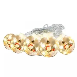 Luces Navideñas Tipo Cortina Bolas Decor