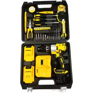 TALADRO PERCUTOR 24V AMARILLO