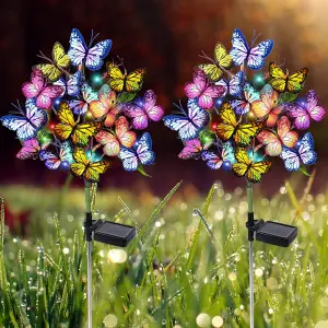 RAMO MARIPOSAS SOLAR LED X2
