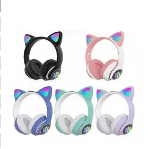 AUDIFONOS DE GATO  CON BLUETOOTH