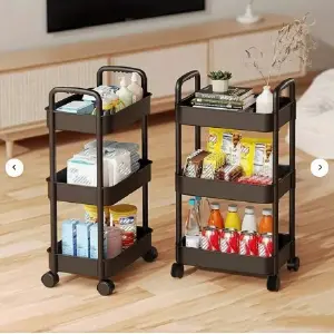 Estante rodante 3 niveles organizador
