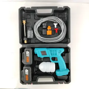 Hidrolavadora inalámbrica azul 48V