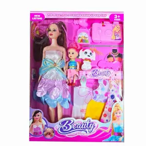 Muñeca Madre Hija Mascota Accesorios Ves