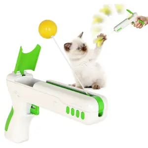 Juguete Interactivo Gatos Pluma Bola Cañ