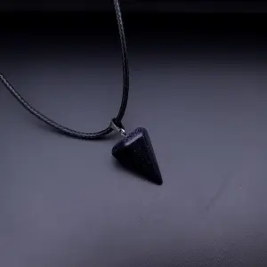 Collar Pendulo Cuarzo  Lluvia De Plata