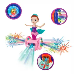 Sirena Princesa Baile Musical Con Patine