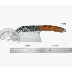 Cuchillo de cocina chef mango de madera