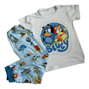 Pijama Piel de durazno Bluey Y Bingo Ni