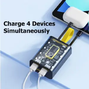 Power Bank con Linterna Led 4 en 1