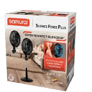 ventilador samurai silence  18" 2 en 1