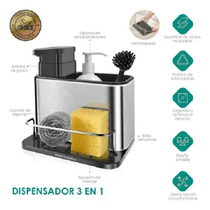 Dispensador de Jabón de Acero Inoxidable: Elegancia y Practicidad en tu Cocina - Dispensador De Jabon Acero Inoxidable