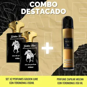 Golden lure x2+ Spray para cabellox1
