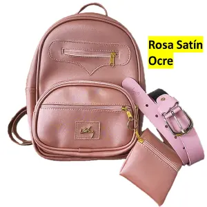 Morral sintético + Correa Cuero Velez 1A