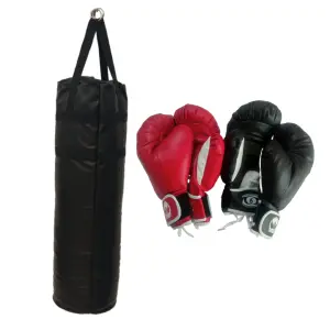 Saco de boxeo +2 pares de guantes de box