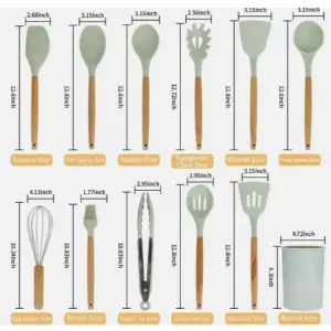 Set de Utensilios 12 Piezas Colores
