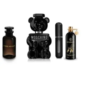 Kit(Ombre+Moschino+Móntale+perfumero