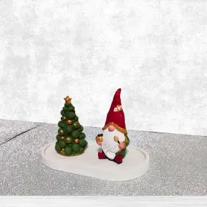 Set Navideño: Árbol y Duende Encantador