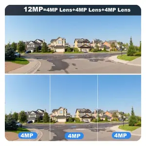 Cámara Ip Exterior Doble Lente Wifi