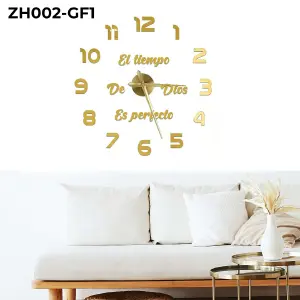 RP-ZH002-F1: El Reloj Adhesivo que Define tu Estilo - RP-ZH002-F1 RELOJ ADHESIV FRASE TIEMPO