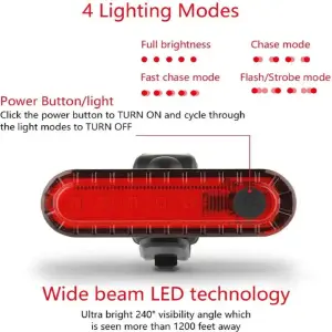 Combo Luz Para Bicicleta (Bike Light)