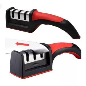 Afilador De Cuchillos Acero Mango Ergono