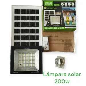lampara solar 200w