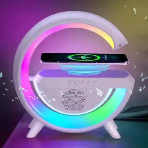 Lampara Parlante Bluetooth Luz Rgb Carga