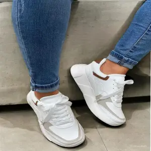Tenis de mujer Mónaco Blanco Miel