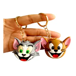 LLAVERO ARGOLLA FIGURA DE TOM Y JERRY