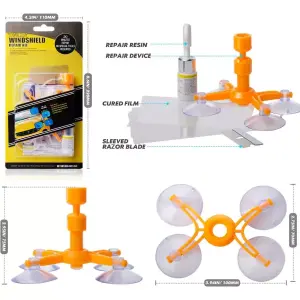 KIT multiusos reparacion de vidrios pega