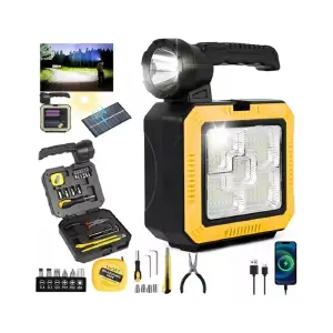 Linterna Lampara Solar Recargable USB