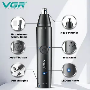 DEPILADOR NASAL VGR 2 EN 1