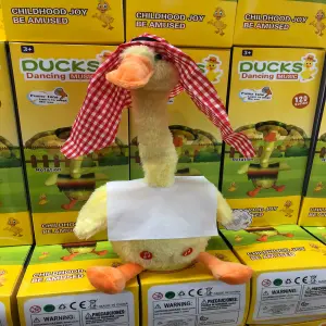 PELUCHE PATO BAILARÍN RECARGABLE