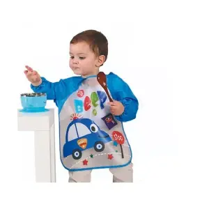 Babero Delantal Bebés Y Niños De Manga
