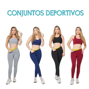 CONJUNTO DEPORTIVO LEGGINS NEOPRENO +TOP