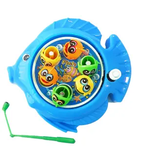 Juego De Pesca Iman Juguete Giratorio