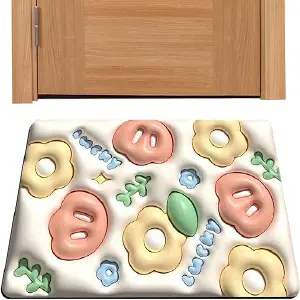 Tapete Baño Absorción Efecto 3D
