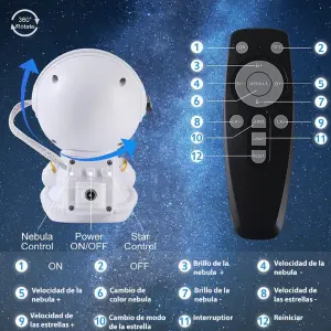 MINI PROYECTOR ASTRONAUTA