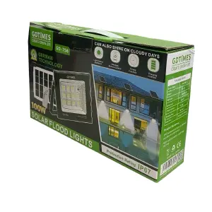 Reflector Recargable 100W panel GD-756