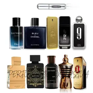 Kit 10 perfumes + perfumero