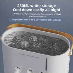 Ventilador doble + difusor de aroma