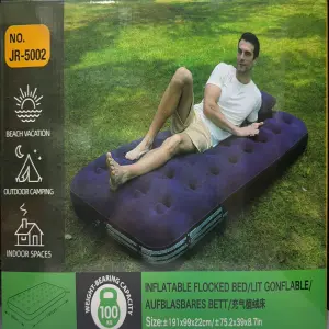 COLCHÓN INFLABLE: Tu Refugio de Confort - COLCHON INFLABLE