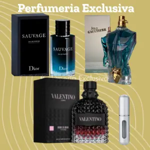 sauvage+jp le beau caja+ valentino+perfu