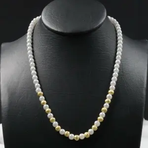 COLLAR PERLAS BLAN/DORA DIAMANTADO MEDIA