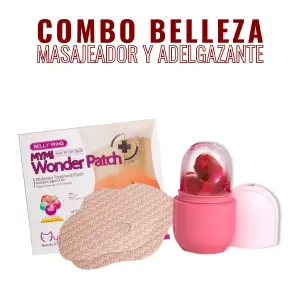 MASAJEADOR HIELO + PARCHE ADELGAZANTE
