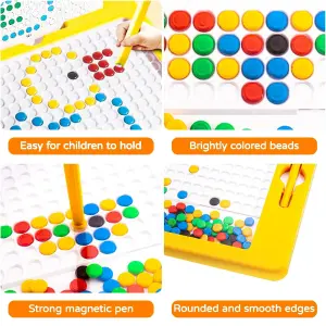 Juego Tablero De Dibujo Fichas Magnetica