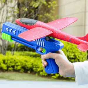 Avión Con Lanzador Juguete Planeador