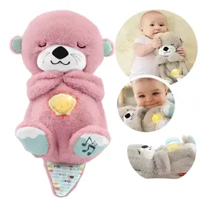 Oso de peluche sensorial que respira