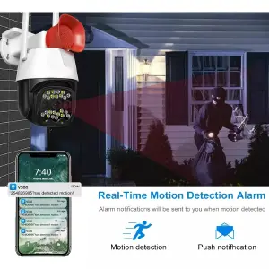 CAMARA IP EXTERIOR 4G CON ALARMA.
