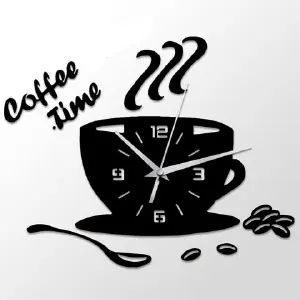Reloj de Pared Coffe 3D